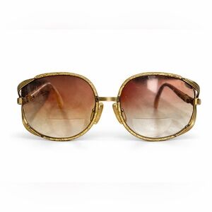 Beautiful 1970s authentic vintage Dior python wrapped prescription sunglasses